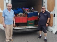 Bordon group sends shed-load of hope with tool donation