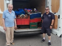 Bordon group sends shed-load of hope with tool donation