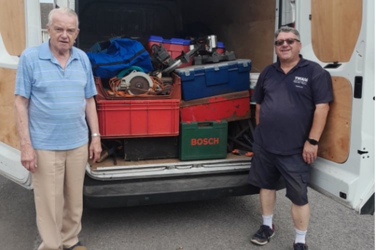 Bordon Men's Shed Tool Donation