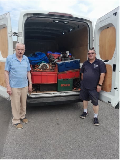 Bordon Men's Shed Tool Donation