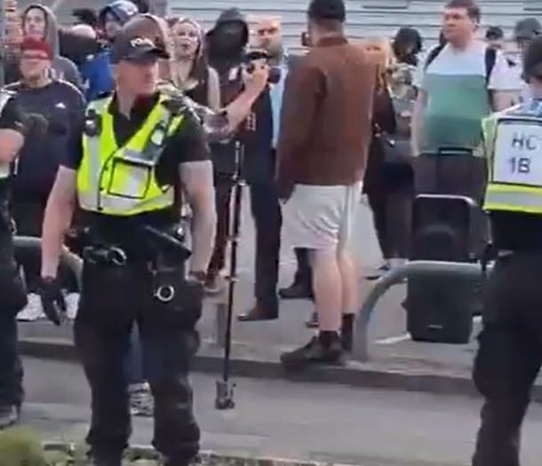 UKIP leader responds to criticism over presence at Aldershot protests