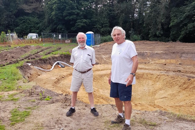 Pond project should end flooding woes at Headley allotments