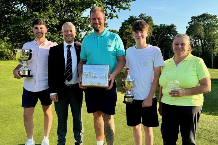 Four prizes were handed out at Blackmoor Golf Club's championship weekend