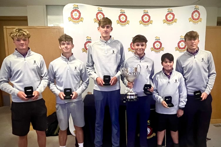 Hindhead Golf Club's junior team won the Guildford & District League