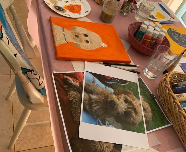 Learn how to paint an artwork of your canine companion 