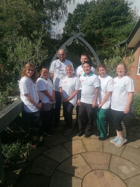 The Petersfield Hospital team is excited for race day and the opportunity to give back to the community