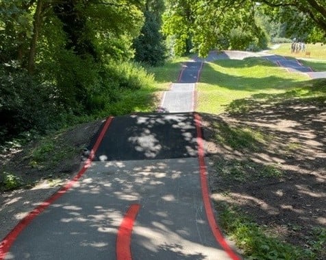 Bordon Pump Track resurfacing Whitehill