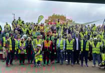 Walk of light: Beacon of Peace blaze a fundraising trail around Hogmoor and Bordon (VIDEO)