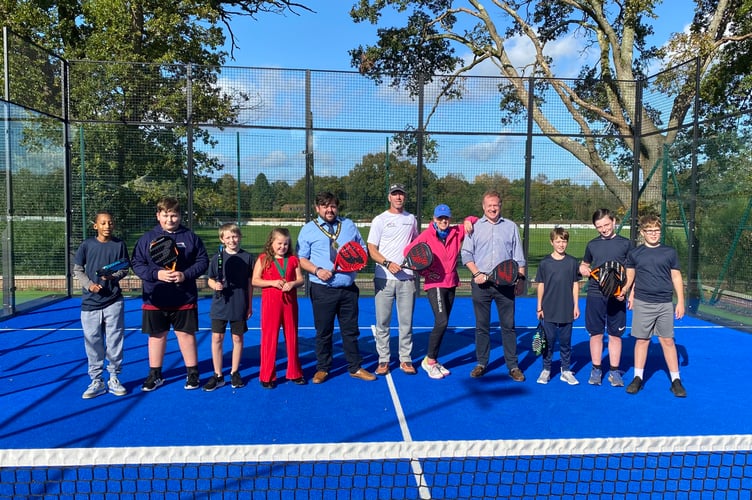 Padel Court Opening Bordon BOSC