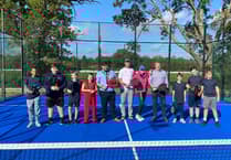Padel is a smash hit as two courts open in Bordon (VIDEO)
