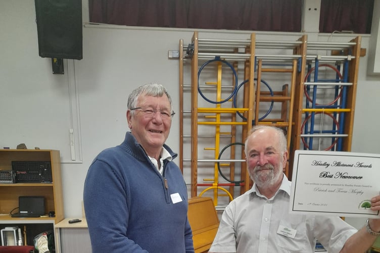 Headley Allotments Award Patrick Murphy