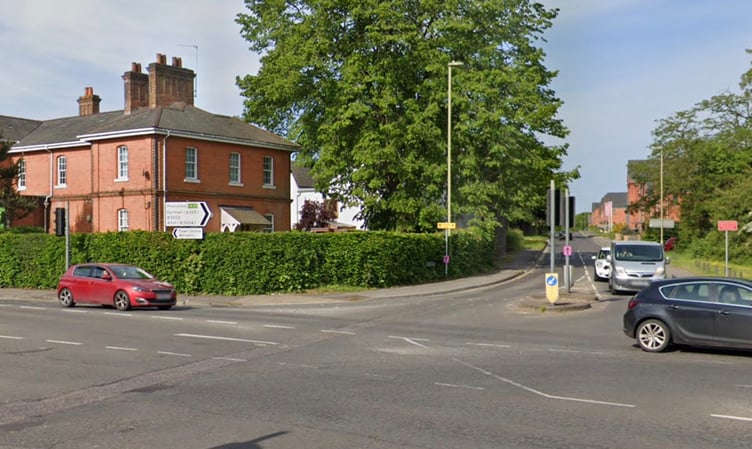 Camp Road Station Road junction Bordon