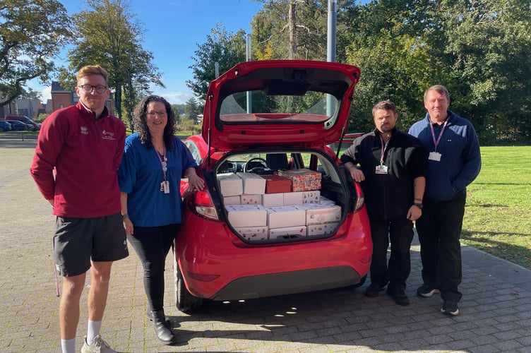 Oakmoor School Shoebox Donation