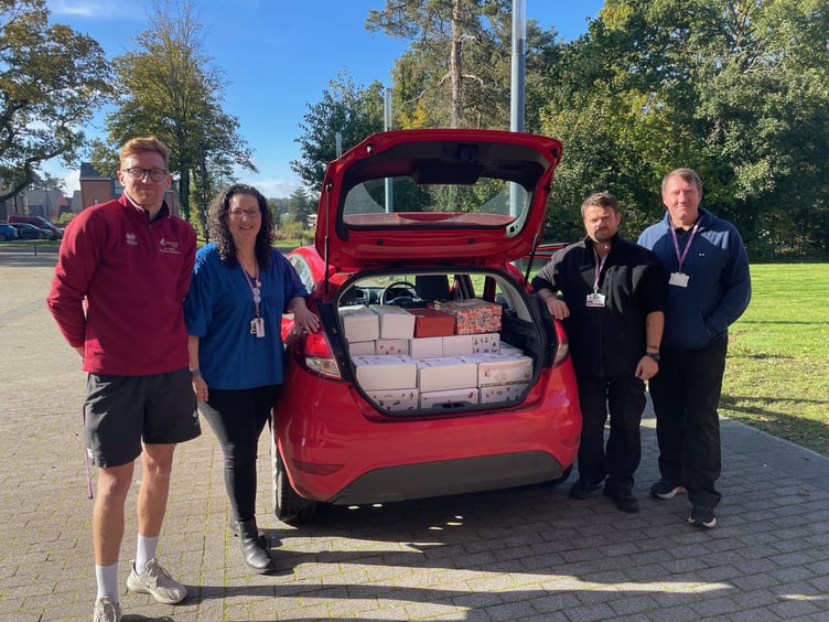 Oakmoor School Shoebox Donation