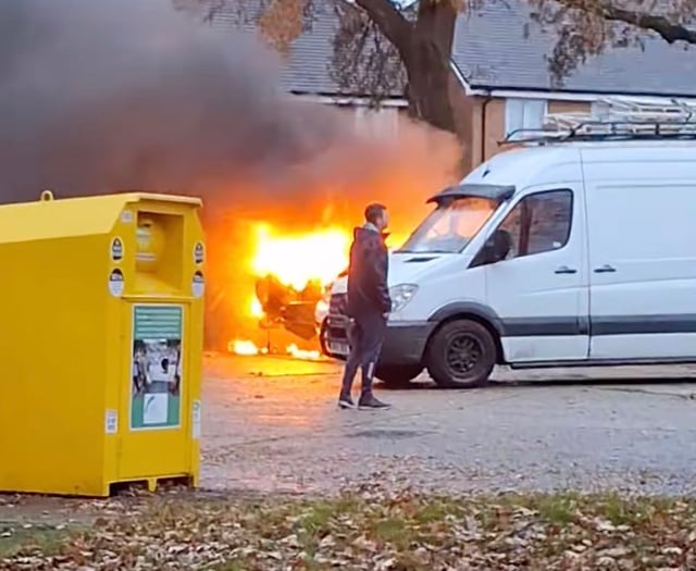 Two vehicle fires in four days in Bordon area