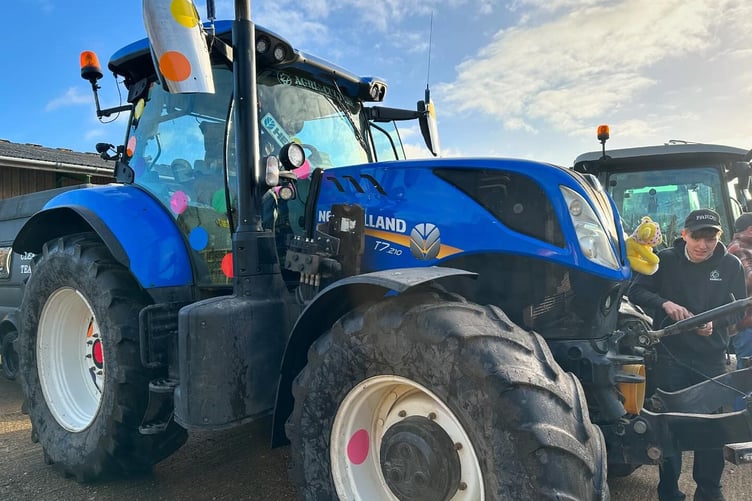 Henry Bridger charity tractor run 2024