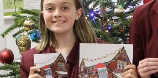 VIDEO: Mayor unveils winning Christmas card design for 2024