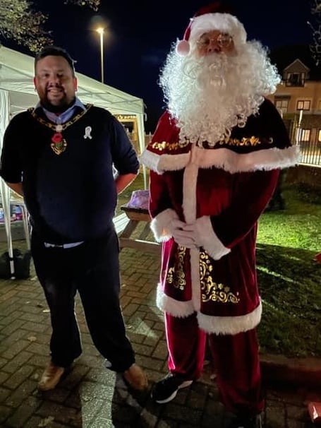 James Fryer Bordon Mayor Christmas