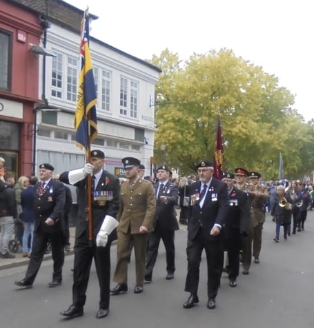 Petersfield RBL at Petersfield's 2024 Remembrance Sunday Service