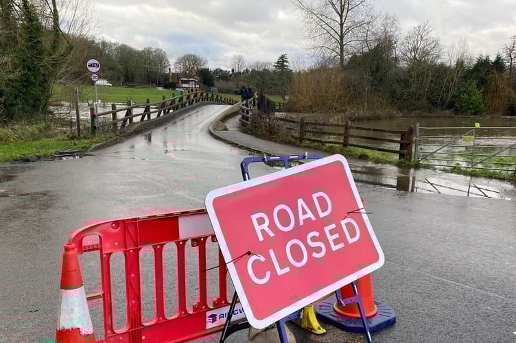 Tilford Street Flooding River Wey