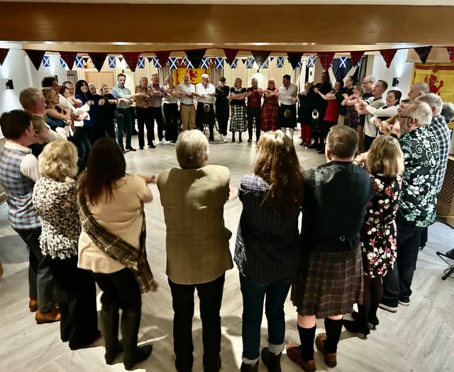 Burns Night events raise more than £1,000 for a Petersfield charity