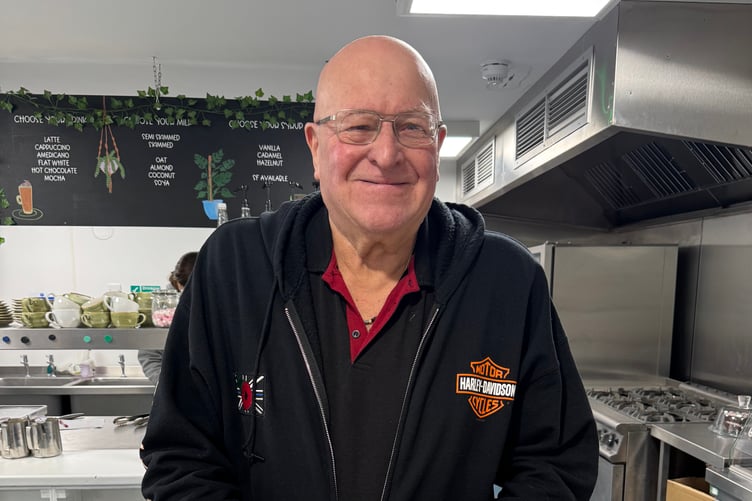 Tony Carter has volunteered at The Clanfield Centre for three years and wants to give back