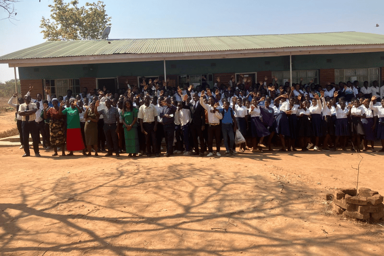 Pupils at Mikuyu School in Malawi
