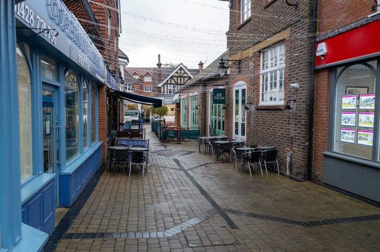 General views of Haslemere, that has seen a raise in shop lifting and shop thefts, Haslemere, Surrey, 23rd January 2025 . Photo released January 27 2025. Fed up business owners in a market town have launched a vigilante WhatsApp group - after a rise in "well-off middle-aged" shoplifters. Traders in Haslemere, Surrey say shoplifting has gotten so bad in recent months that messages are sent in the messaging group "every single day". Shop owners let each other know if they have been stolen from and share CCTV footage of criminals to look out for - with members aware of a few repeat perpetrators. They say the problem has been exacerbated by a "lack of police presence" in the town and insist that it is not linked to the cost of living crisis.