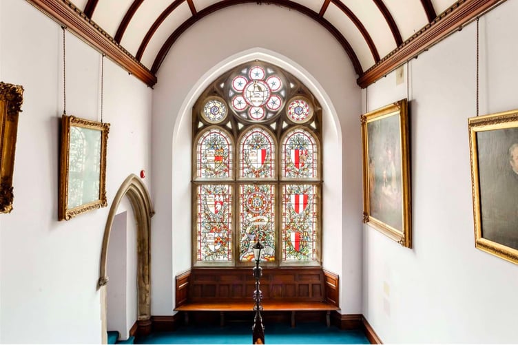 An interior of Blackmoor House in Selborne.