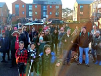 Inspirational youngster leads woodland litter pick