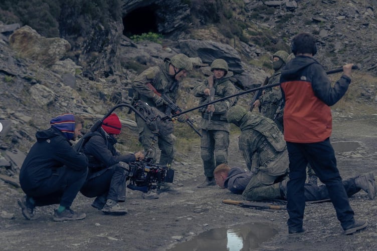 Luke Predeth as a first assistant sound on Rock, Paper, Scissors