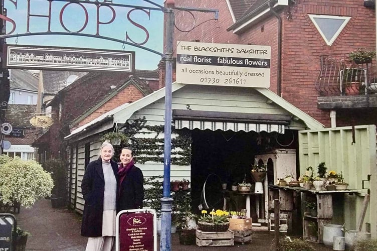 The Blacksmith's Daughter owner Kristina Cousen, left, with Fez Bazaar owner Bilsen Gonul 