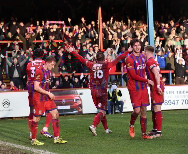 Barrett's stoppage-time winner earns Shots vital victory against Pools