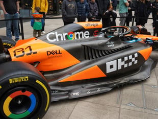 Farnham-based Rodin Motorsport celebrate Lando Norris' F1 world title