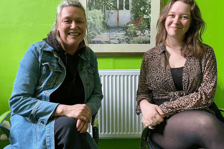 Aly Duff, left, and Amy Wheeler, The Phoenix Theatre and Arts Centre, Bordon, March 13th 2025.