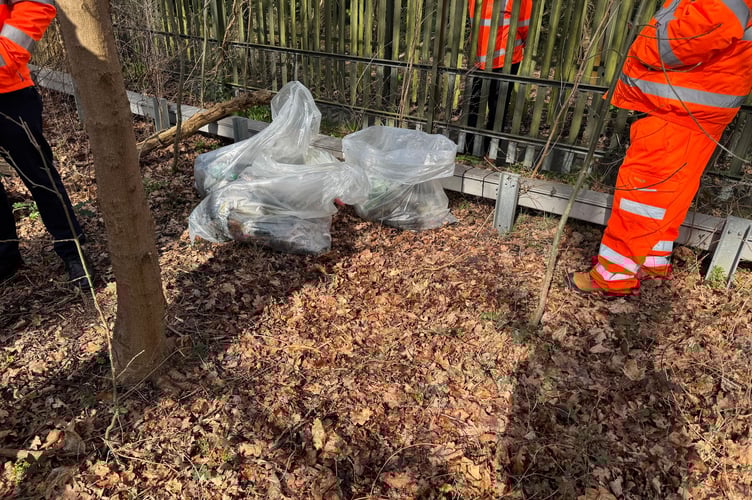 The fly-tipping at Orpington.