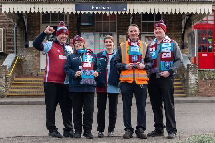 *** FREE FOR EDITORIAL USE ***
Tuesday 18th March. South Western Railway is encouraging Brits to hop on a train to support their local team this Non-League Day, as research reveals the average home in the UK is within eight miles away of a club.