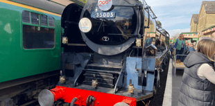 Historic Southern Railway locomotive makes Watercress Line debut
