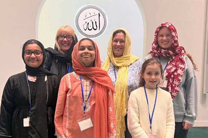 Guests at the Ahmadiyya community Big Iftar event during Ramadan.