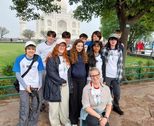 Opportunity of a lifetime as Alton College students visit India