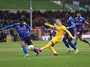 Shots fall to heavy defeat as unbeaten run ends