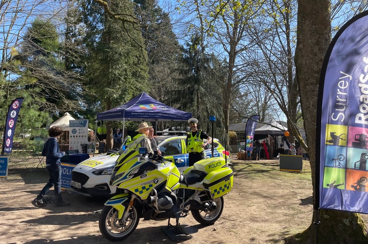 Surrey Police at the Surrey Hills Spring Fair 2025.