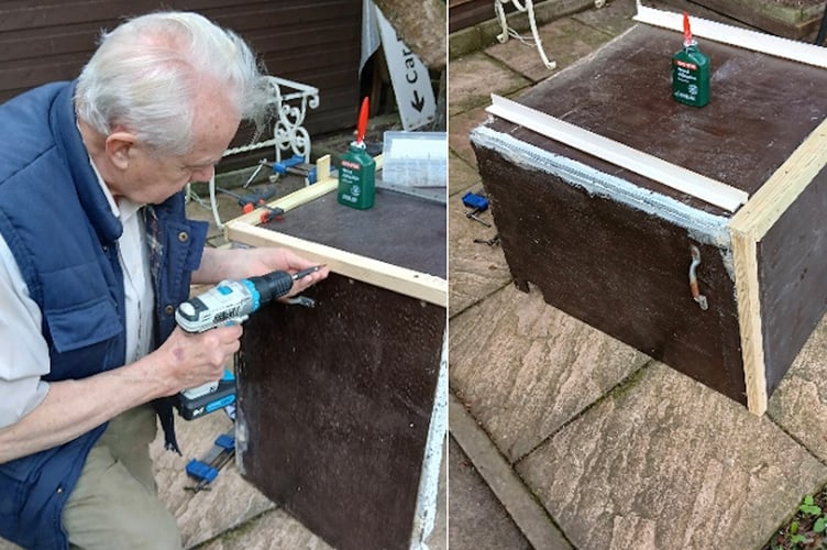 Bordon Mens Shed Cover Clive Handy