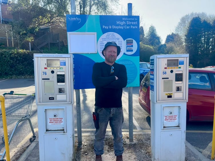 Ben Dibble, a Haslemere resident, can't believe the impending car parking charge hikes