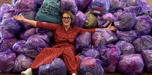 Charity's material gains as slimmers donate £7.7k in clothing
