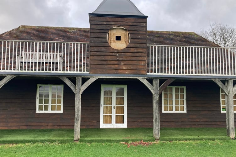 Broadhalfpenny Down pavilion