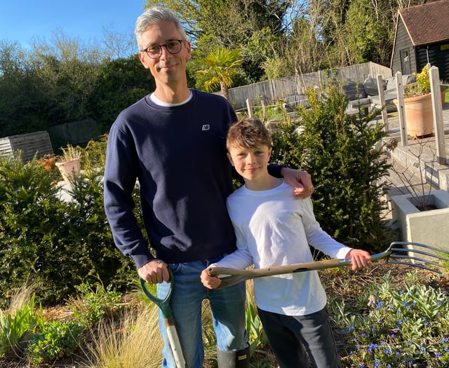 Tiny hands, big dreams as Headley father and son get BBC garden plot