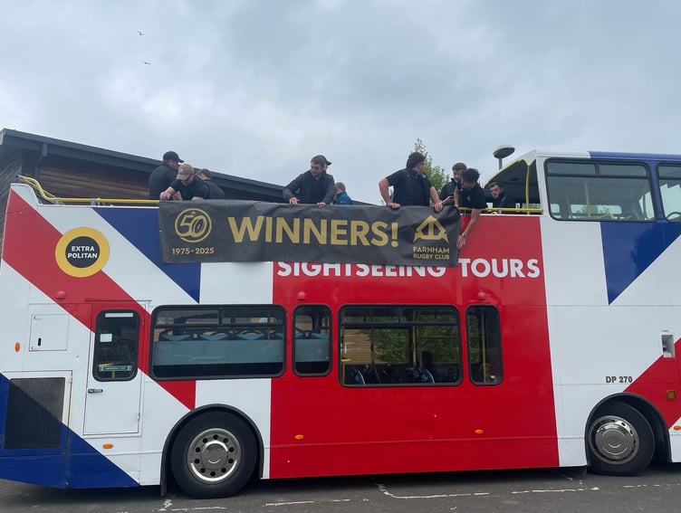 Farnham Rugby Champions Parade PIC1