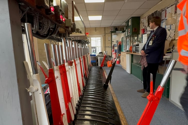 Ashley Hillier Network Rail Haslemere signal box