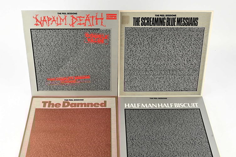 The Peel Sessions Collection, estimated at £800-1,200. Photo released April 10 2025. Britain's largest private record collection described as "Aladdins Cave of music" is set to sell for close to £100,000 at auction - it includes a rare classic David Bowie album and whole discographies of iconic British bands.The staggering collection which contains over 30,000 pieces that track back over 60 years will be sold at Ewbanks Auction house in Woking, Surrey.The LPs that filled the owners house before they passed away include a host of rarities all found in superb condition.John Silkewho is tasked with organising the mountain of spinning discs said he has "never seen anything like it".